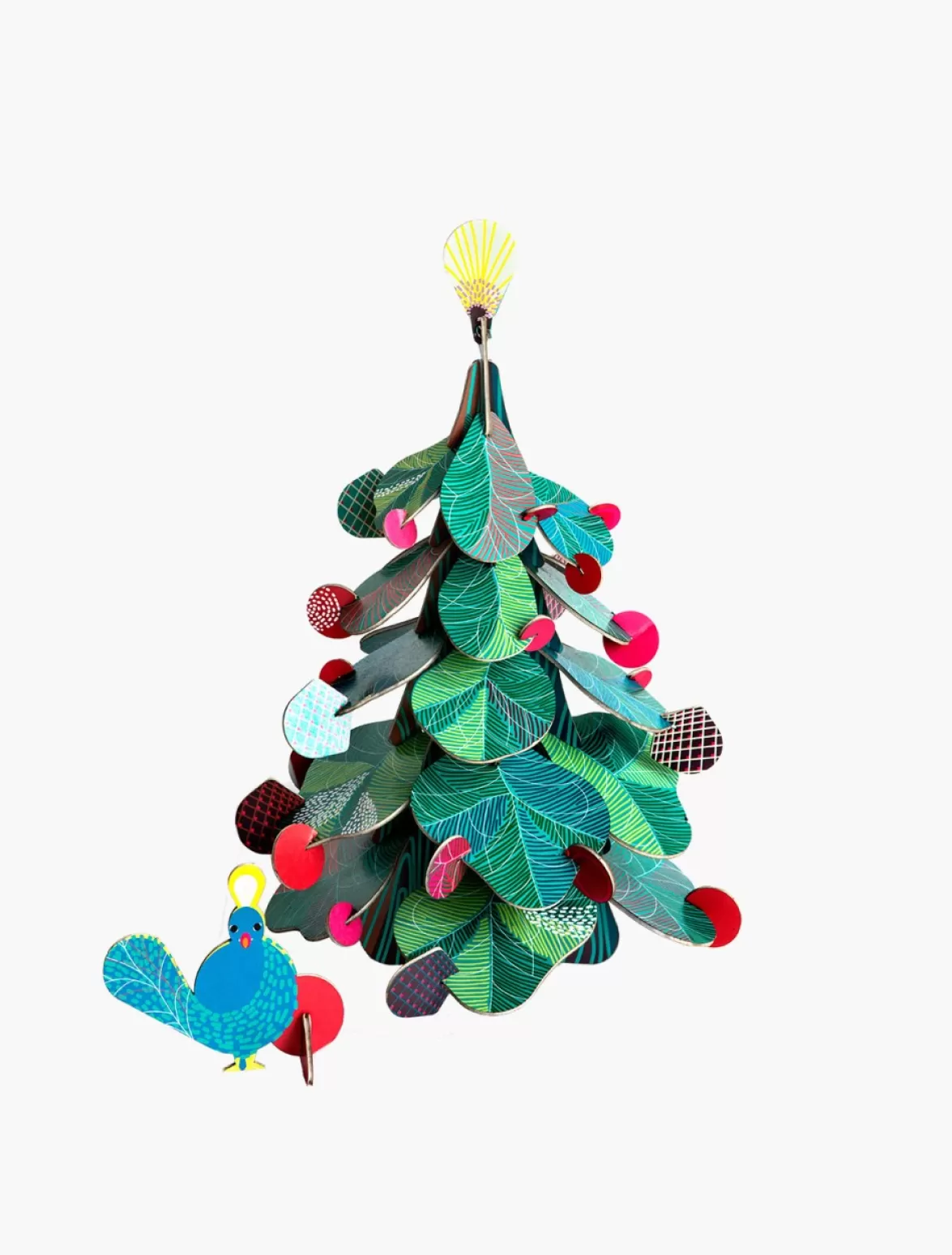 Sale Studio ROOF Christmas Tree, Peacock